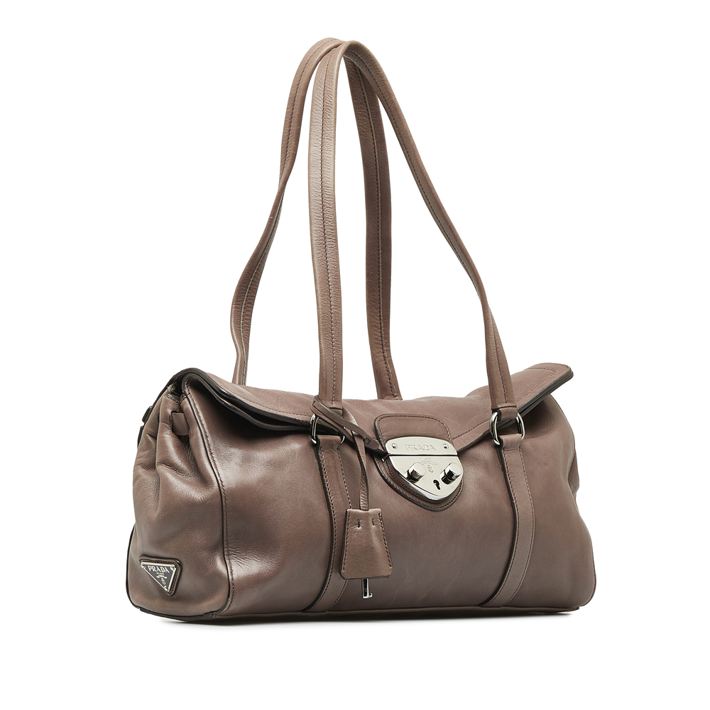 Pre-Loved Prada Sound Lock Shoulder Bag - Picture 2 of 9